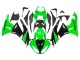 Carene Moto Kawasaki ZX6R 2009-2012 - Verde Nero Lucido