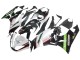 Carene Moto Kawasaki ZX6R 2009-2012 - Bianco Rosso Nero Verde