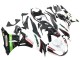 Carene Moto Kawasaki ZX6R 2009-2012 - Bianco Rosso Nero Verde