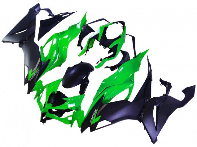 Carene Moto Kawasaki ZX6R 2019-2022 - Verde Nero Opaco