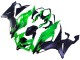 Carene Moto Kawasaki ZX6R 2019-2022 - Verde Nero Opaco
