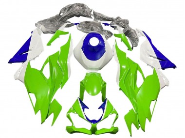 Carene Moto Kawasaki ZX6R 2019-2022 - Bianco Blu Verde
