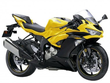 Carene Moto Kawasaki ZX6R 2019-2022 - Giallo Nero Opaco