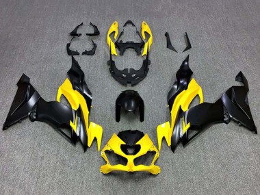Carene Moto Kawasaki ZX6R 2019-2022 - Giallo Nero Opaco