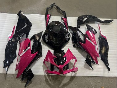 Carene Moto Kawasaki ZX6R 2019-2022 - Nero Lucido Rosa Ninja