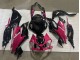 Carene Moto Kawasaki ZX6R 2019-2022 - Nero Lucido Rosa Ninja