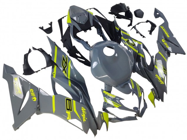Carene Moto Kawasaki ZX6R 2019-2022 - Nardo Grigio Giallo