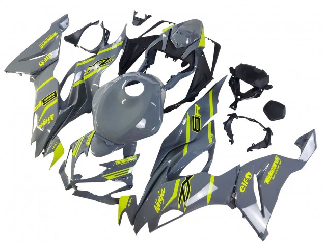 Carene Moto Kawasaki ZX6R 2019-2022 - Nardo Grigio Giallo
