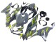 Carene Moto Kawasaki ZX6R 2019-2022 - Nardo Grigio Giallo