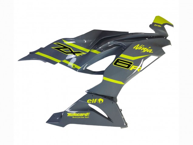 Carene Moto Kawasaki ZX6R 2019-2022 - Nardo Grigio Giallo