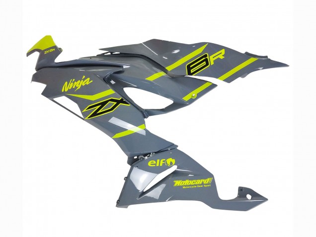 Carene Moto Kawasaki ZX6R 2019-2022 - Nardo Grigio Giallo