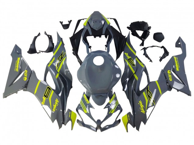 Carene Moto Kawasaki ZX6R 2019-2022 - Nardo Grigio Giallo