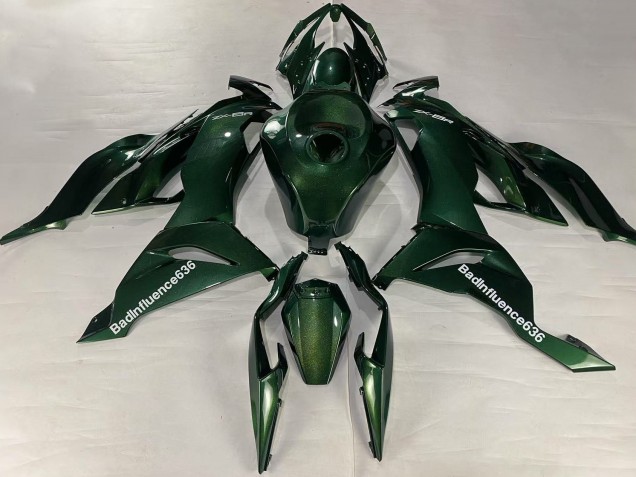 Carene Moto Kawasaki ZX6R 2019-2022 - Verde Scuro