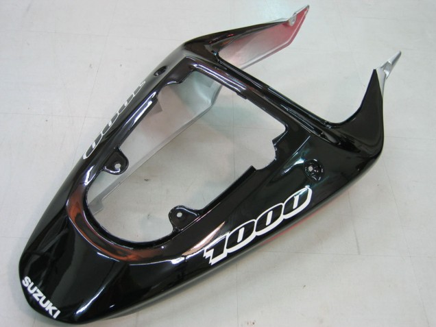 Carene Moto Suzuki GSXR1000 2000-2002 - Rosso Argento Bianco Nero