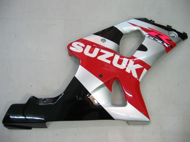 Carene Moto Suzuki GSXR1000 2000-2002 - Rosso Argento Bianco Nero