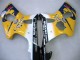 Carene Moto Suzuki GSXR1000 2000-2002 - Giallo Blu Scuro Bianco Motul Corona