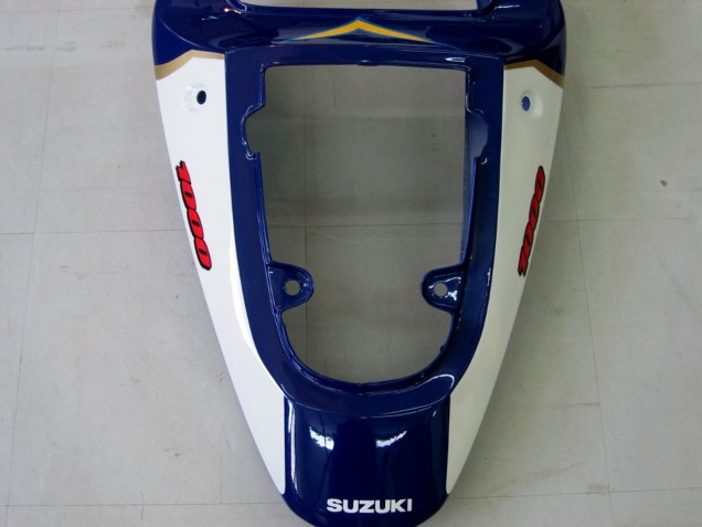 Carene Moto Suzuki GSXR1000 2000-2002 - Giallo Blu Scuro Bianco Motul Corona