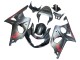 Carene Moto Suzuki GSXR1000 2000-2002 - Grigio Opaco Rosso Decal