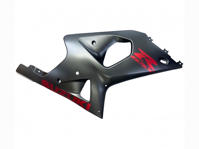Carene Moto Suzuki GSXR1000 2000-2002 - Grigio Opaco Rosso Decal
