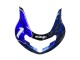 Carene Moto Suzuki GSXR1000 2000-2002 - Blu Bianco Argento Castrol Dunlop
