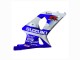 Carene Moto Suzuki GSXR1000 2000-2002 - Blu Bianco Argento Castrol Dunlop