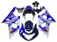 Carene Moto Suzuki GSXR1000 2000-2002 - Blu Bianco Argento Castrol Dunlop