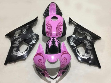 Carene Moto Suzuki GSXR 1000 2003-2004 - Nero Rosa
