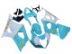 Carene Moto Suzuki GSXR 1000 2003-2004 - Bianco Azzurro Chiaro Oro