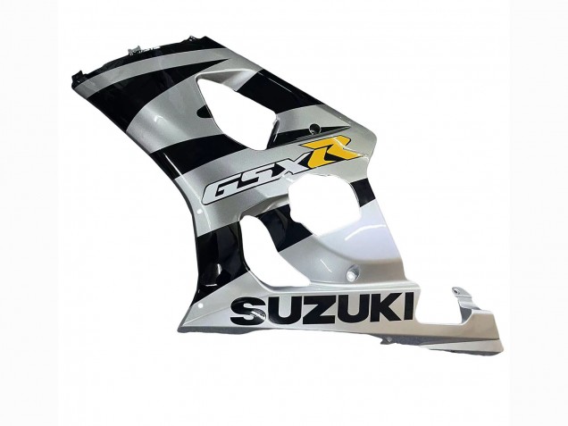 Carene Moto Suzuki GSXR 1000 2003-2004 - Nero Lucido Argento Grigio Giallo