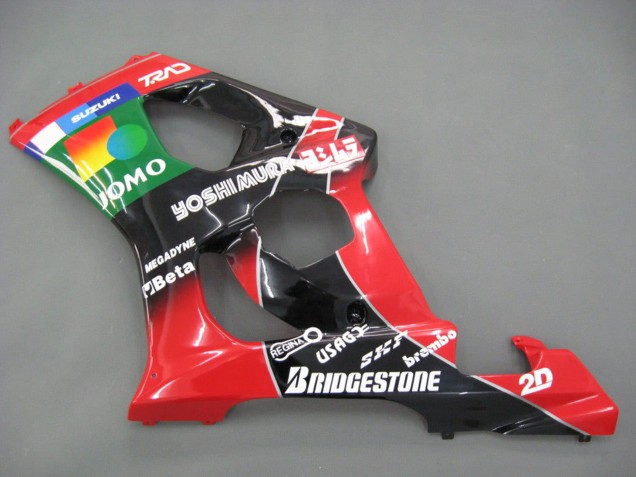 Carene Moto Suzuki GSXR 1000 2003-2004 - Rosso Giallo Blu Verde Nero JOMO