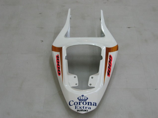 Carene Moto Suzuki GSXR 1000 2003-2004 - Giallo Bianco Blu Nero Corona