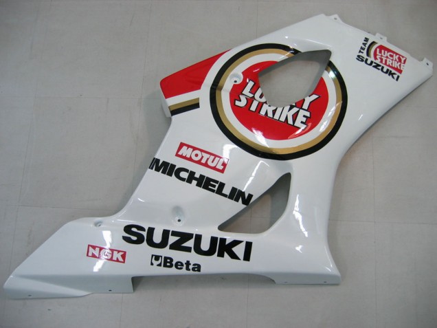 Carene Moto Suzuki GSXR 1000 2003-2004 - Bianco Rosso Motul Lucky Strike