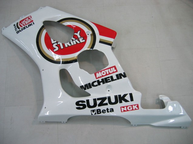 Carene Moto Suzuki GSXR 1000 2003-2004 - Bianco Rosso Motul Lucky Strike