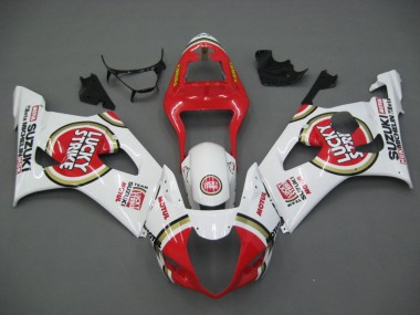 Carene Moto Suzuki GSXR 1000 2003-2004 - Bianco Rosso Motul Lucky Strike