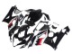 Carene Moto Suzuki GSXR 1000 2005-2006 - Nero Lucido Rosso Bianco Squalo