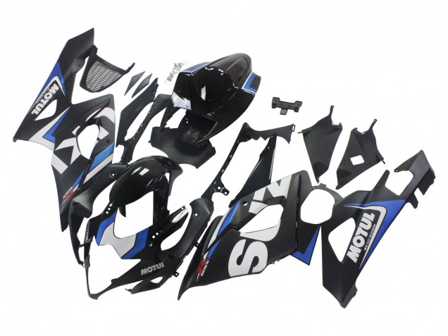 Carene Moto Suzuki GSXR 1000 2005-2006 - Nero Blu Bianco Motul