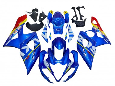 Carene Moto Suzuki GSXR 1000 2005-2006 - Blu Giallo Rosso Bianco