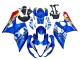 Carene Moto Suzuki GSXR 1000 2005-2006 - Blu Giallo Rosso Bianco