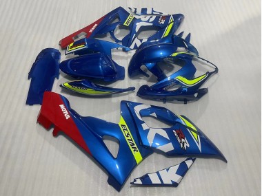 Carene Moto Suzuki GSXR 1000 2005-2006 - Blu Giallo Rosso Motul Ecstar