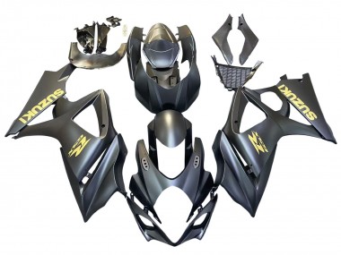 Carene Moto Suzuki GSXR 1000 2007-2008 - Nero Opaco Oro Decal