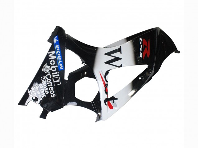 Carene Moto Suzuki GSXR 1000 2007-2008 - Nero Lucido Bianco West