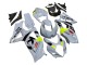 Carene Moto Suzuki GSXR 1000 2007-2008 - Grigio Chiaro Verde Nero