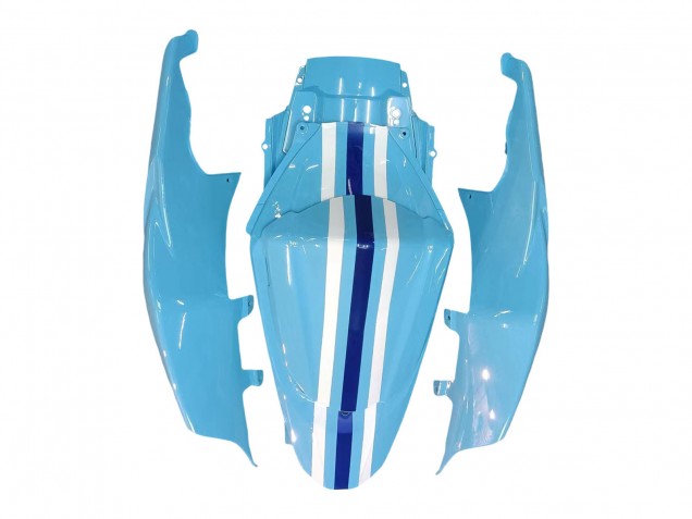 Carene Moto Suzuki GSXR 1000 2007-2008 - Azzurro Chiaro Giallo Nero Motul Rizla