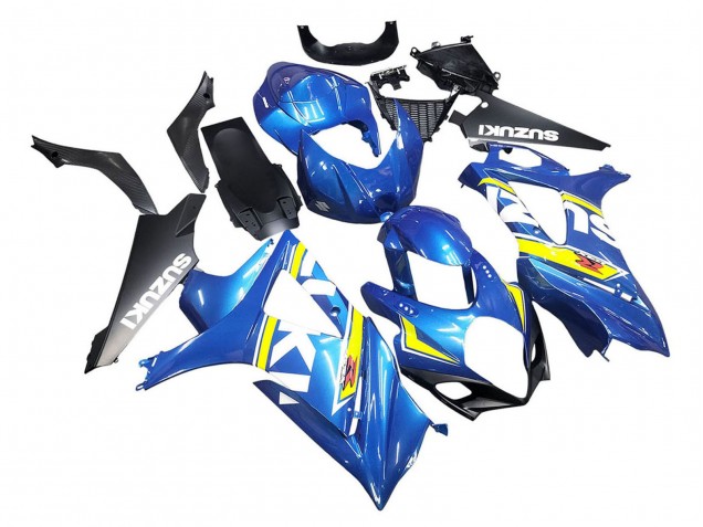 Carene Moto Suzuki GSXR 1000 2007-2008 - Blu Giallo Nero