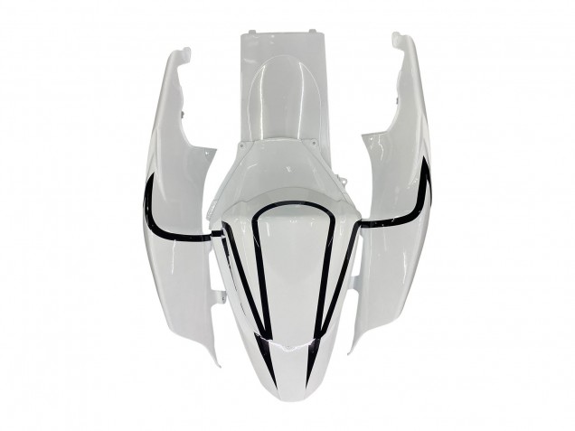 Carene Moto Suzuki GSXR 1000 2007-2008 - Bianco Nero Alstare Corona Motul