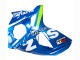 Carene Moto Suzuki GSXR 1000 2009-2016 - Azzurro Chiaro Verde Motul 29 Ecstar