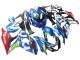 Carene Moto Suzuki GSXR 1000 2009-2016 - Azzurro Chiaro Verde Rosso Motul