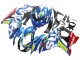 Carene Moto Suzuki GSXR 1000 2009-2016 - Azzurro Chiaro Verde Rosso Motul