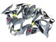 Carene Moto Suzuki GSXR 1000 2009-2016 - Grigio Neon Giallo Nero Motul