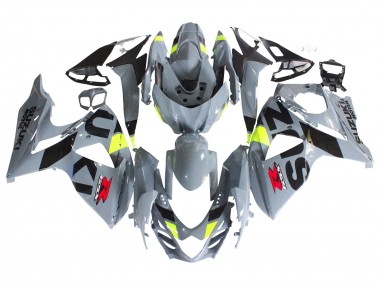 Carene Moto Suzuki GSXR 1000 2009-2016 - Grigio Neon Giallo Nero Motul